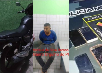 Homem é preso no Dirceu após perseguição policial que iniciou em bairro da zona Leste